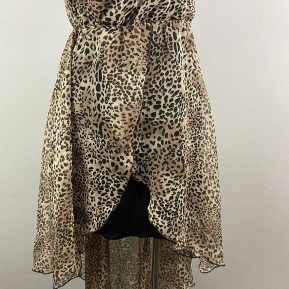 RECYCLED KARMA Tan‎ Animal Print Dress - Picture 4 of 9